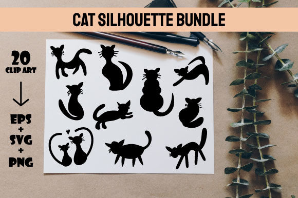 Cat Silhouette Bundlle Review