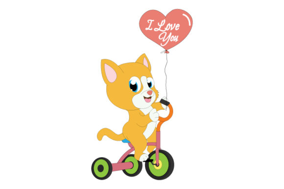 Cute Cat with Bicycle Embroidery Design Review