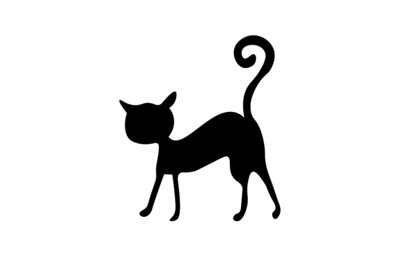 Halloween Cat Silhouette Illustration Review