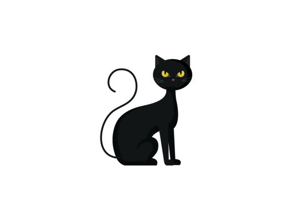 Halloween Illustration Black Cat Review