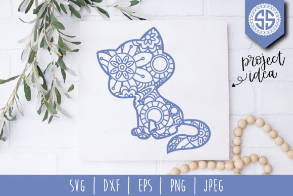 Kitten Mandala Zentangle Embroidery Design Review